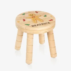 Treat Republic Gifts|Nursery Accessories*Personalised Christmas Gingerbread Wooden Stool