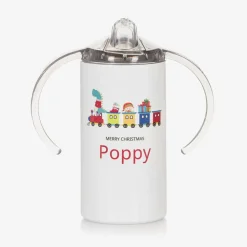 Treat Republic Gifts|Lunch Accessories*Personalised Christmas Train Sippy Cup (16cm)