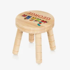 Treat Republic Gifts|Nursery Accessories*Personalised Christmas Train Wooden Stool