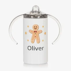 Treat Republic Gifts|Lunch Accessories*Personalised Gingerbread Man Sippy Cup (16cm)