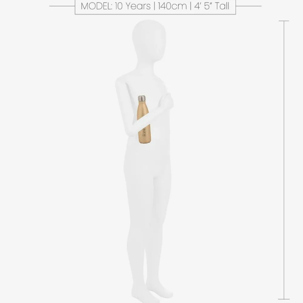 Treat Republic Lunch Accessories*Personalised Gold Water Bottle (27cm)