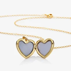 Treat Republic Jewellery|Gifts*Personalised Gold-Plated Locket Necklace (45cm)