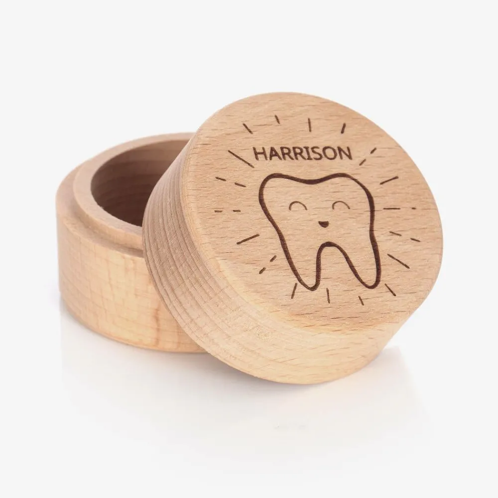 Treat Republic Gifts*Personalised Happy Smiles Tooth Fairy Box (5cm)