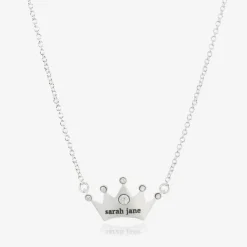 Treat Republic Jewellery|Gifts*Personalised Silver Plated Princess Necklace (49cm)