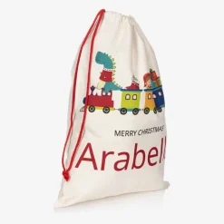 Treat Republic Gifts|Nursery Accessories*Personalised Train Christmas Sack (64cm)