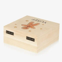 Treat Republic Gifts*Personalised Wooden Gingerbread Man Box (24cm)