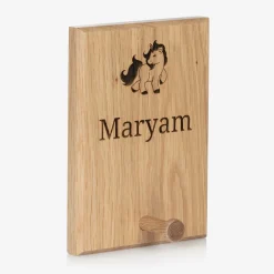 Treat Republic Nursery Accessories*Personalised Wooden Unicorn Peg Hook (18cm)