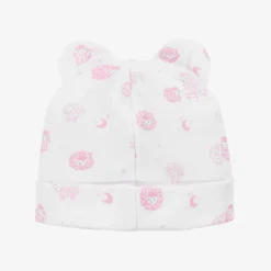 Kissy Kissy Hats|Hats*Pink & White Cotton Baby Sheep Hat