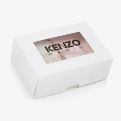 KENZO KIDS Socks*Pink & White Cotton Baby Socks (2 Pack)