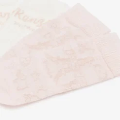KENZO KIDS Socks*Pink & White Cotton Baby Socks (2 Pack)