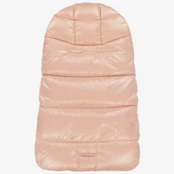 Moncler Enfant Gifts*Pink & White Down Padded Baby Nest