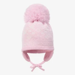 Sätila of Sweden Hats*Pink Alice Knitted Large Pom-Pom Beanie