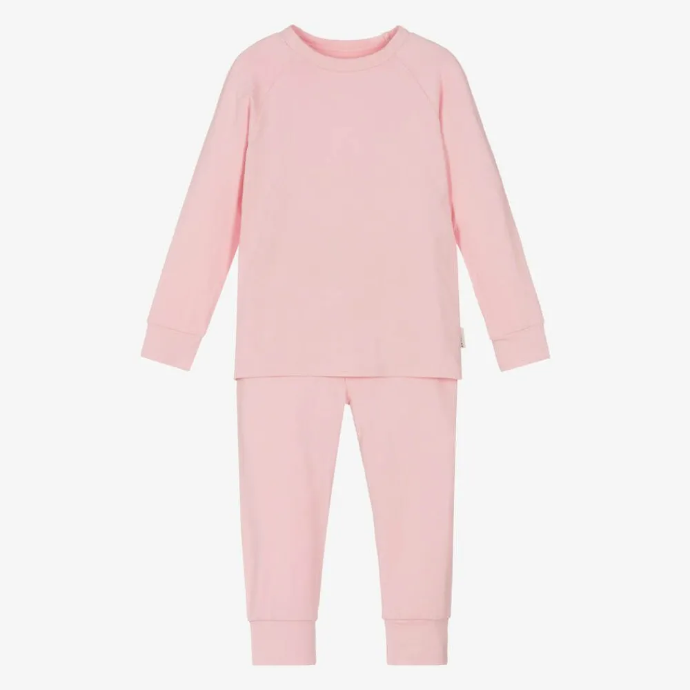 Roarsome Snowwear*Pink Bamboo Jersey Base Layer Set