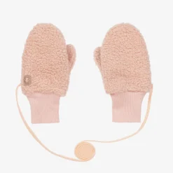 Jamiks Gloves & Mittens*Pink Bouclé Fleece Mittens
