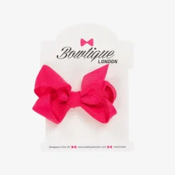 Bowtique London Hair Accessories*Pink Bow Hair Clip (7cm) VirtualPink