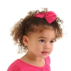 Peach Ribbons Hair Accessories*Pink Bow Hair Elastic (12cm)