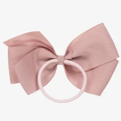 Peach Ribbons Hair Accessories*Pink Bow Hair Elastic (12cm)