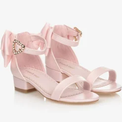 Angels Face Wedges & Heels|Wedges & Heels*Pink Bow Heel Sandals PalePink