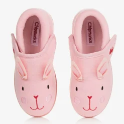 Chipmunks Slippers|Slippers*Pink Bunny Velcro Slippers