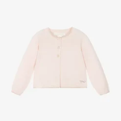 Marie-Chantal Tops|Tops*Pink Cashmere Angel Wing Cardigan