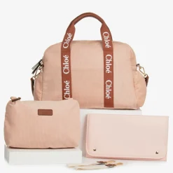 Chloé Gifts*Pink Corduroy Changing Bag (48cm)