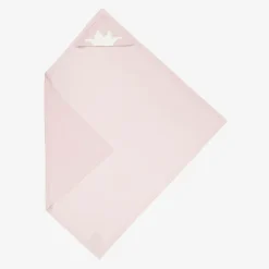 Marie-Chantal Blankets & Shawls*Pink Cotton & Cashmere Hooded Blanket (95cm)