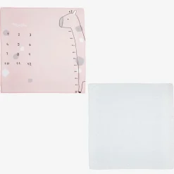 Mayoral Sleeping Accessories*Pink Cotton Baby Milestone Swaddles (2 Pack)