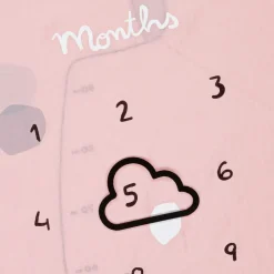 Mayoral Sleeping Accessories*Pink Cotton Baby Milestone Swaddles (2 Pack)