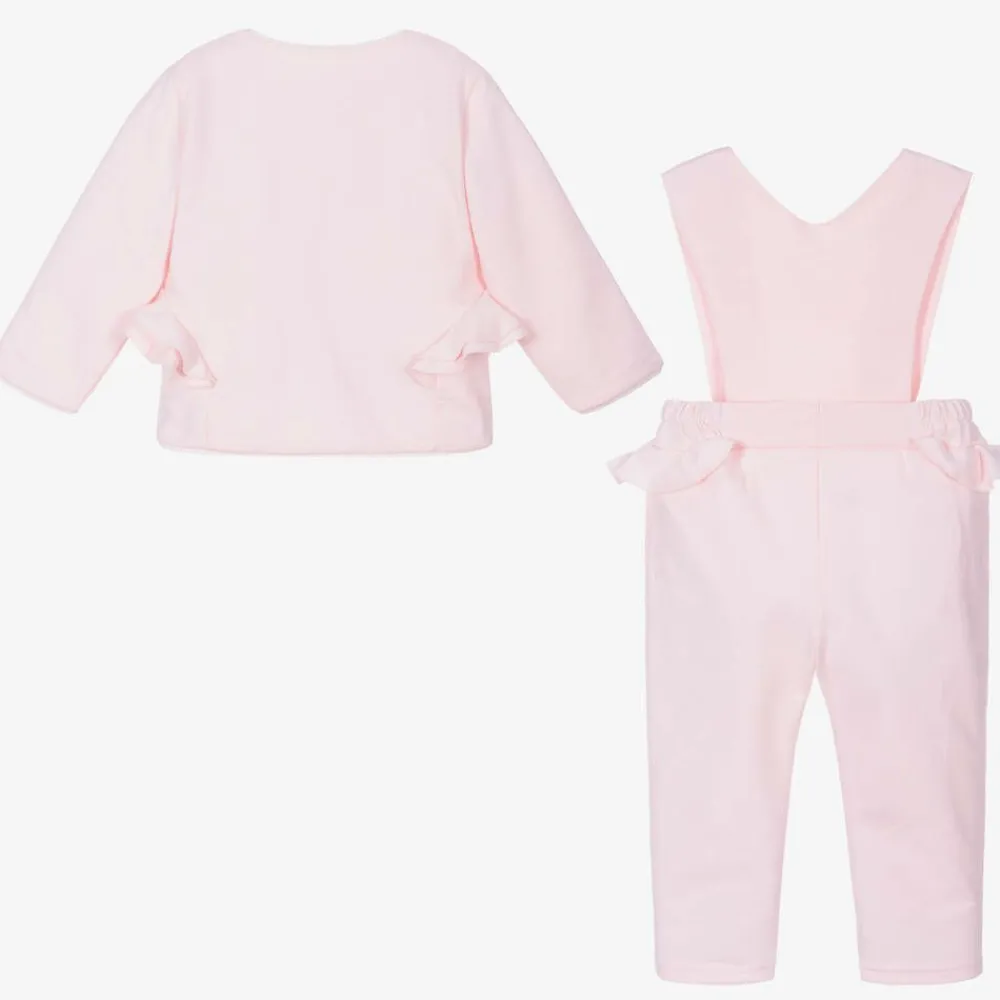 Sofija Outfit Sets|Outfit Sets*Pink Cotton Baby Trouser Set