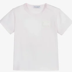 Dolce amp; Gabbana Tops*Pink Cotton Baby T-Shirt