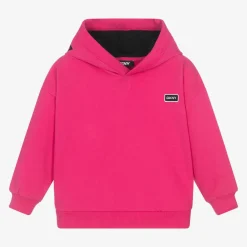 DKNY Tops|Tops*Pink Cotton Embroidered Hoodie
