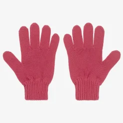 Tommy Hilfiger Gloves & Mittens*Pink Cotton Knit Flag Gloves