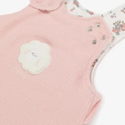Mayoral Newborn Sleeping Accessories*Pink Cotton Lamb Sleeping Bag (73cm)