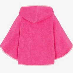 Mitty James Towels & Robes|Swimwear*Pink Cotton Towelling Poncho