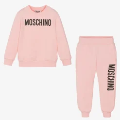 Moschino Kid-Teen Tracksuits*Pink Cotton Tracksuit