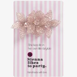 Sienna Likes To Party Hair Accessories*Pink Crystal Hair Clip (7.5cm)