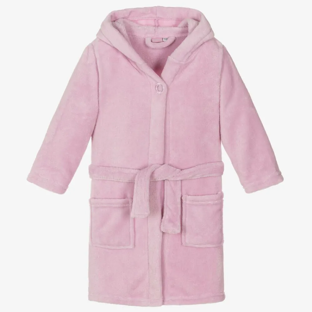 Playshoes Towels & Robes*Pink Fleece Dressing Gown