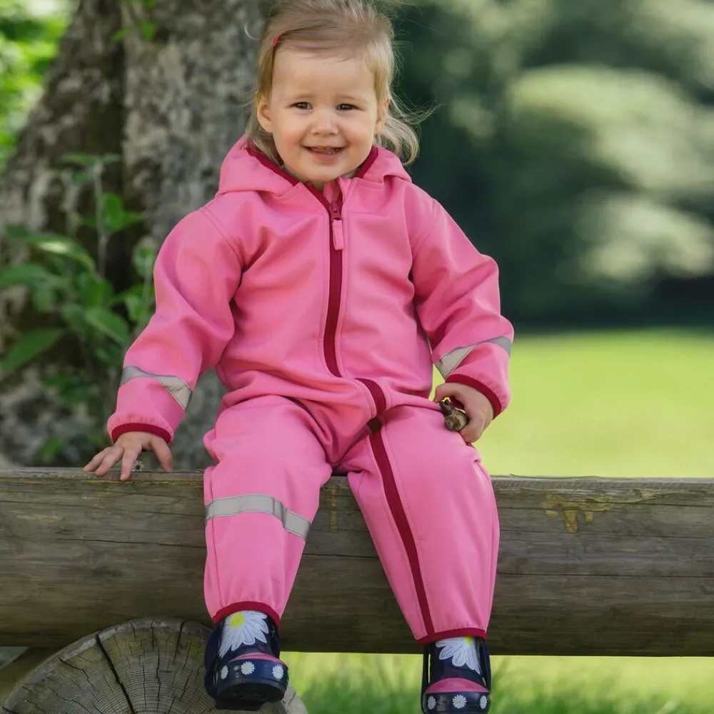 Playshoes Coats & Jackets|Coats & Jackets*Pink Fleece-Lined Rain Suit