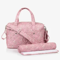 Patachou Bags*Pink Floral Liberty Print Changing Bag (35cm)