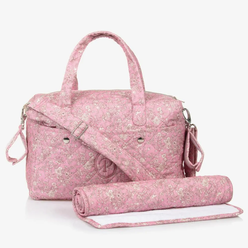 Patachou Bags*Pink Floral Liberty Print Changing Bag (35cm)