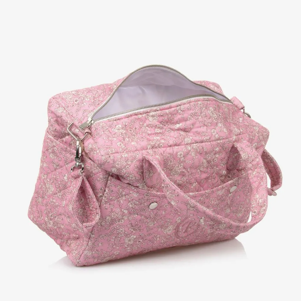 Patachou Bags*Pink Floral Liberty Print Changing Bag (35cm)