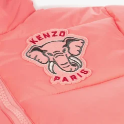 KENZO KIDS Coats & Jackets*Pink Hooded Puffer Jacket
