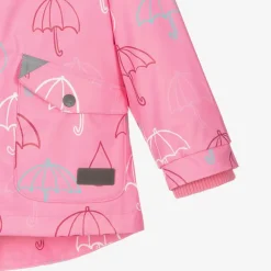 Mitty James Coats & Jackets*Pink Hooded Waterproof Umbrella Raincoat