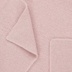 Mebi Gifts*Pink Knitted Baby Blanket (87cm)