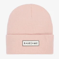 Roarsome Hats*Pink Knitted Beanie Hat