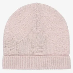 Gucci Hats*Pink Knitted Cashmere Baby Hat