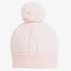 Emile et Rose Hats*Pink Knitted Pom-Pom Hat