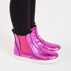 Joyday Boots|Boots*Pink Leather Ankle Boots
