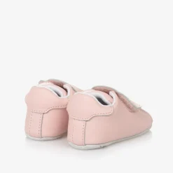 KENZO KIDS Pre Walkers|Pre Walkers*Pink Leather Elephant Pre-Walker Shoes