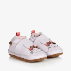 EN FANT Slippers|Slippers*Pink Leather Rabbit Slippers